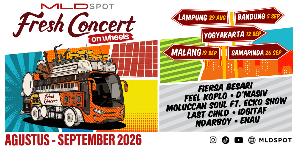 MLDSPOT Fresh Concert on Wheels Siap Muter ke 5 Kota, Catat Tanggalnya!